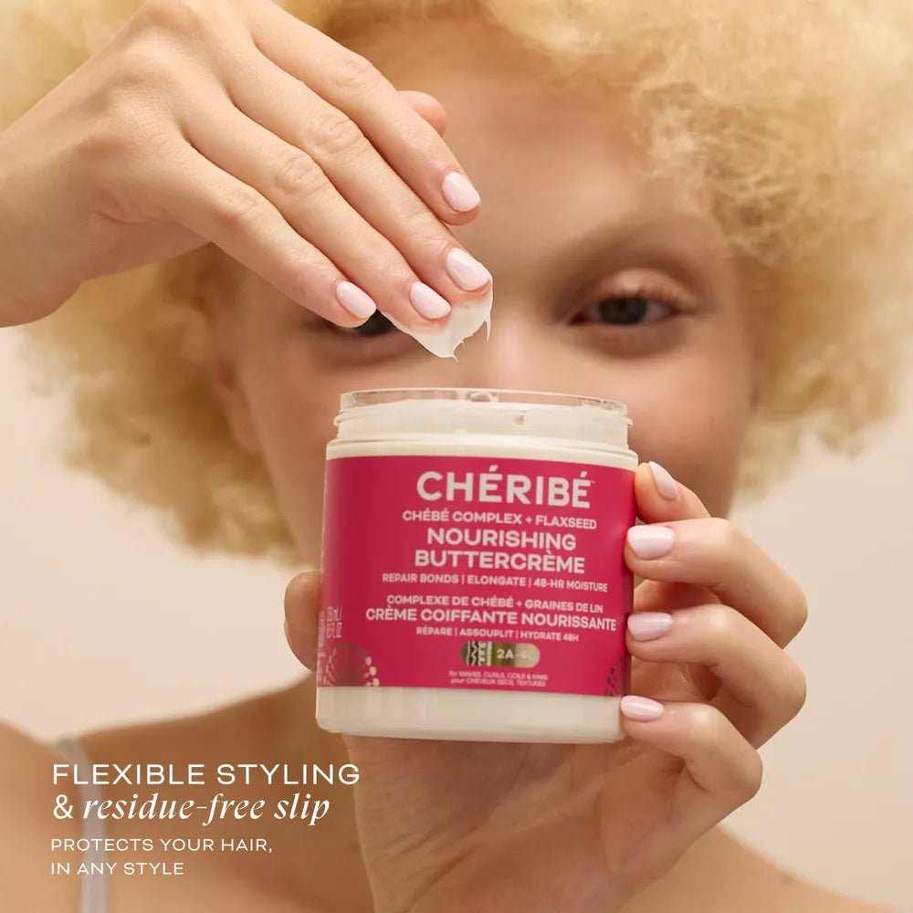 Flexible Styling Nourishing Buttercrème | Chébé Complex + Flaxseed - Cheribe - CHÉRIBÉ®