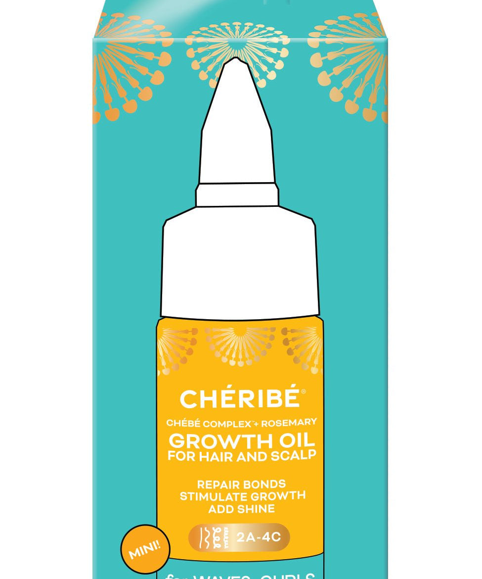 Growth Oil for Hair and Scalp | Chébé Complex + Rosemary - Cheribe - CHÉRIBÉ®