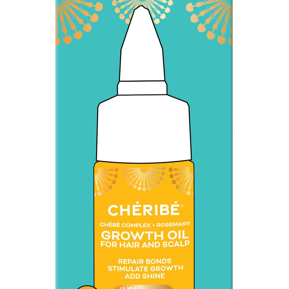 Growth Oil for Hair and Scalp | Chébé Complex + Rosemary - Cheribe - CHÉRIBÉ®